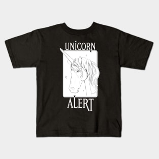 Unicorn Alert Kids T-Shirt